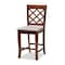 Baxton Studio Alora Grey Upholstered Walnut Brown Finished 5-Piece Wood Pub Set 172-9888-10903 - alternate 3